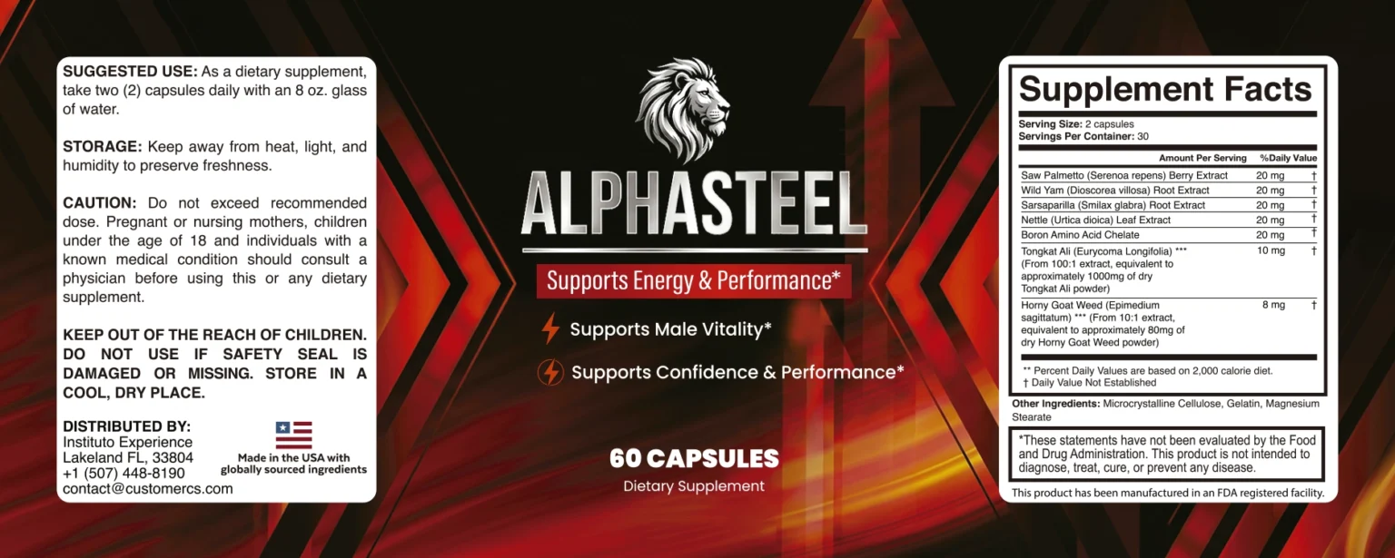 AlphaSteel Lebel